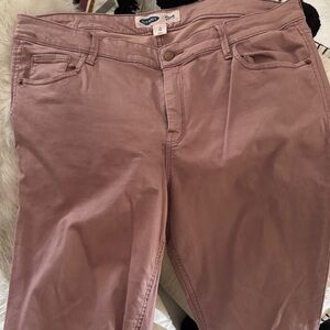 Old navy rose gold Pink Straight Leg Jeans
